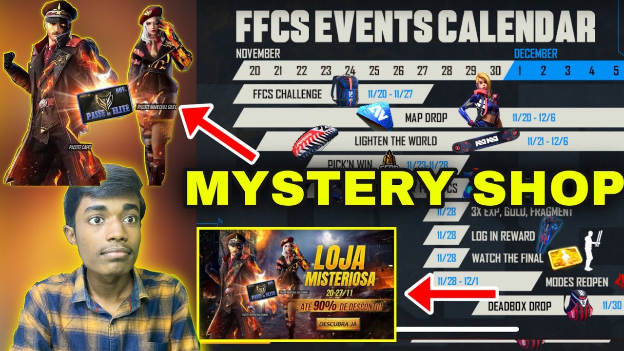 Upcoming Update: Mystery Shop / Power Balance Event/ FFCS Full Details Free Fire Upcoming Events