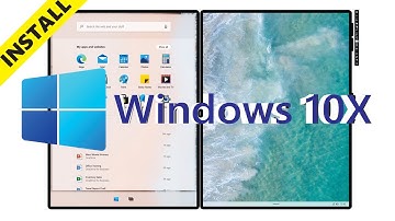 how to install Windows 10X ( TABLET version )