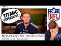 Reacting to my EMBARRASSING NFL Predictions…