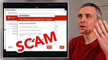 McAfee Popup Scam and 