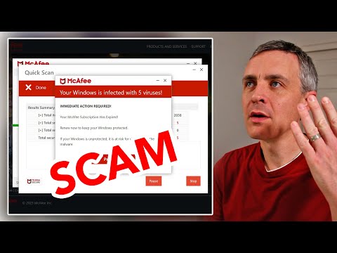 McAfee Popup Scam