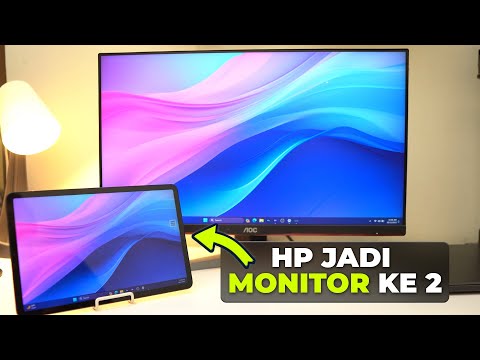 MAKIN PRODUKTIF Cara Mengubah HP Android Jadi Monitor Ke 2 Support Touch Screen by Levelup iD