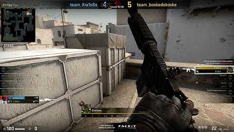 1v4 Scoutmaster (vs. lvl 10 faceit)