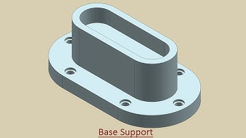 Create a base support  (Video Tutorial) Siemens-NX 10