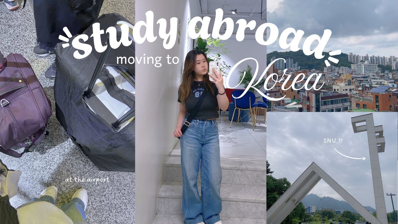 STUDY ABROAD ✈️: moving to korea, accommodation tour, SNU orientation [ep.1]