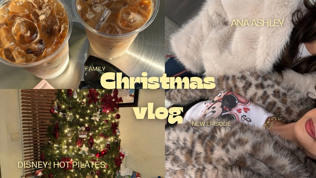 DISNEY DAY | CHRISTMAS VLOG  | hot Pilates & family 🌷🤍✨