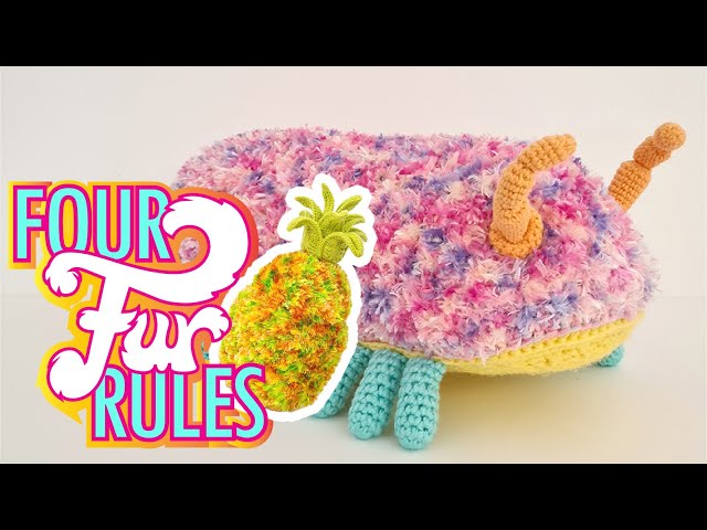 PRO TIP for Crocheting with Fuzzy Fashion Eyelash Thin Yarn 