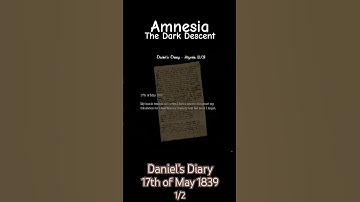 Amnesia: The Dark Descent 📔1️⃣7️⃣ mei 1️⃣8️⃣3️⃣9️⃣ Daniels dagboek 1/2 #amnesia #thedarkdescent