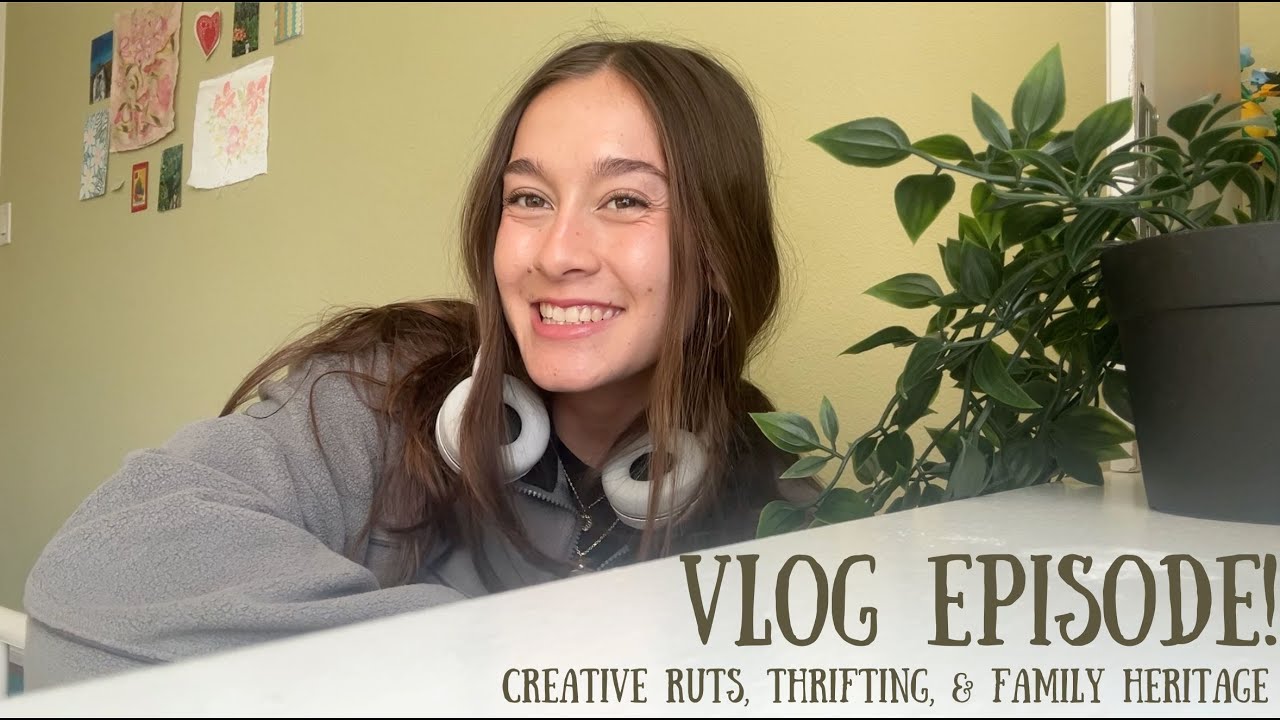 Vlog Episode- Creative Ruts, Thrifting, & Family Heritage (my stream on consciousness on a walk lol)