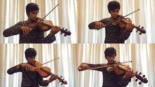 Blinding Lights (The weekend)  Single person string quartet cover