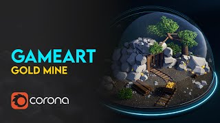 3D Game Art | Low Poly Gold Mine Animation