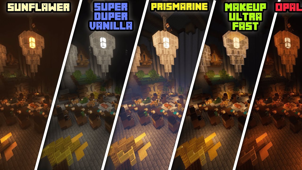 Top 5 Shaders That You Probably Never Heard Of | Minecraft 1.19.4