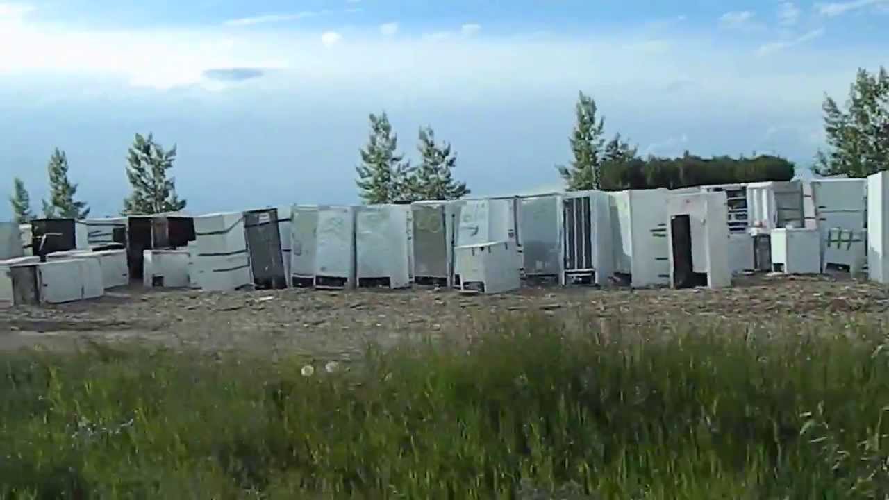 Fridges & Freezers at the High River Dump YouTube
