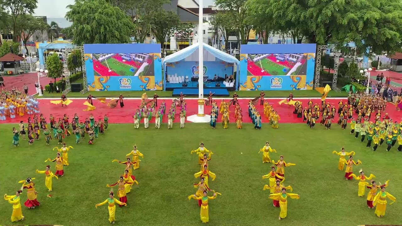 HUT Balikpapan KE 129 | Penampilan Tari Kolosal