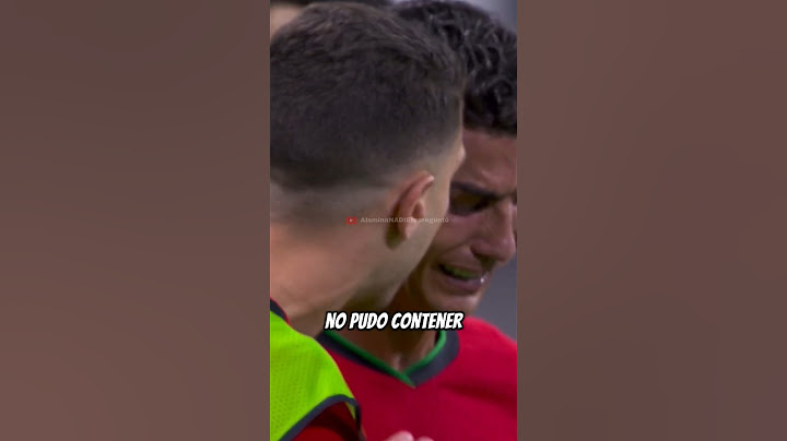 CR7 lloró tras fallar su penal
