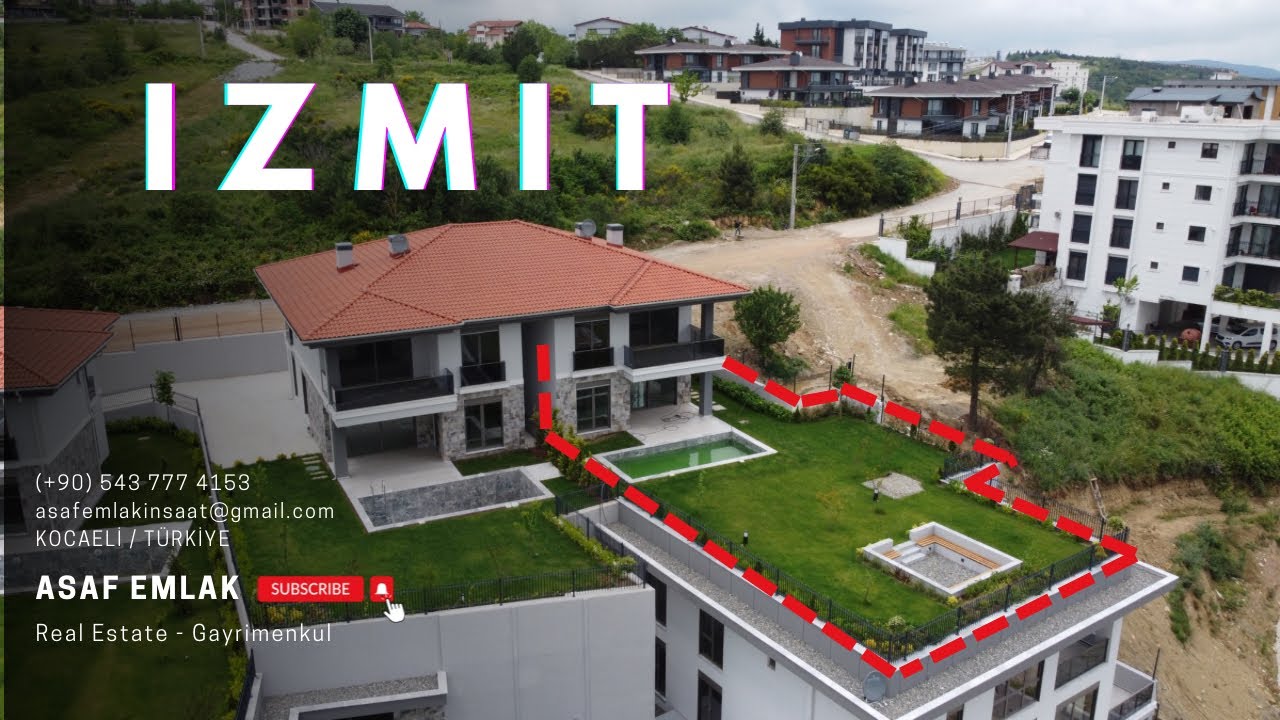 فيلا مودرن تصميم راقي للبيع في أزميت LUXURY VILLA FOR SALE IN IZMIT