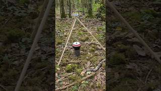 Camp fire tripod pot hanger kit #shorts #bushcraft #survival #camping