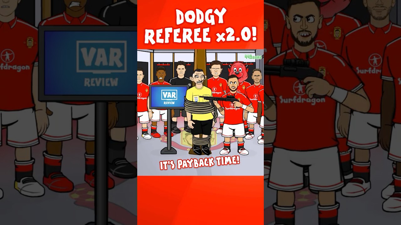Dodgy referee x2.0 speed! #manchesterunited #football #premierleague