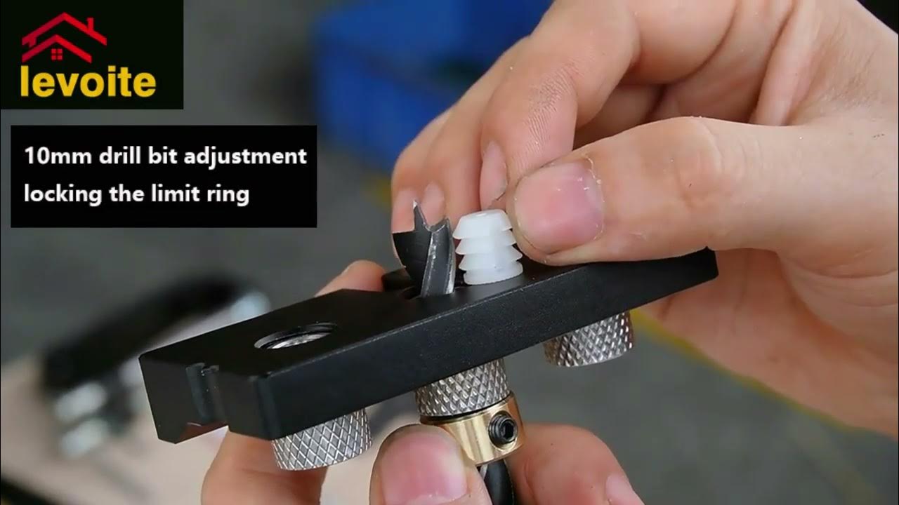 Precision 3 in 1 Doweling Jig Kit System Cam Lock Jig Minifix Jig for