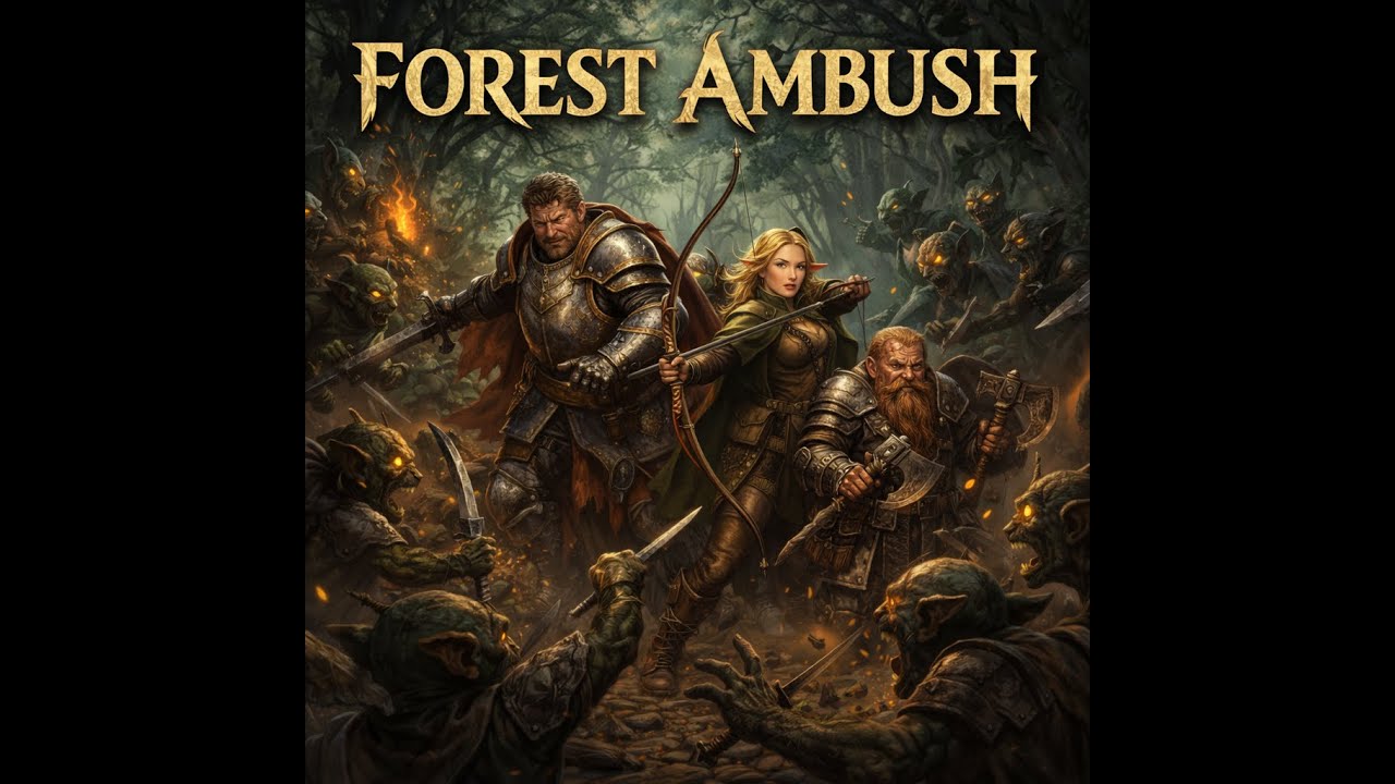 Forest Ambush - DnD Battle Music (loopable)