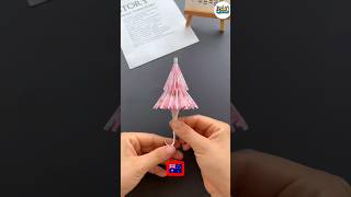 How to Make a Beautiful Double-Layer Paper Umbrella | DIY Origami Craft ☂️✨ #shorts
