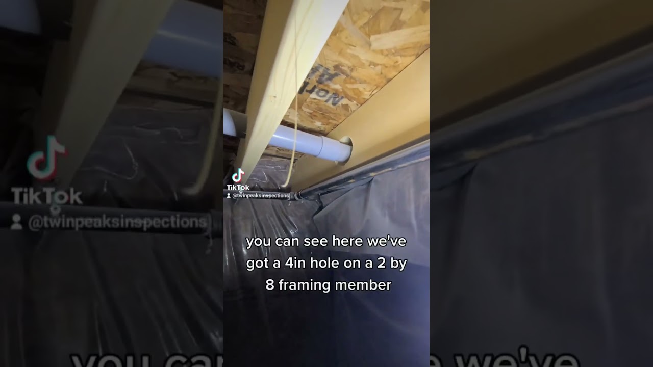 Structure can be drilled but need to follow sizing guidelines according to the Ontario Building Code