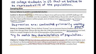 Lock 1 2 Population Sample Bias Wealth