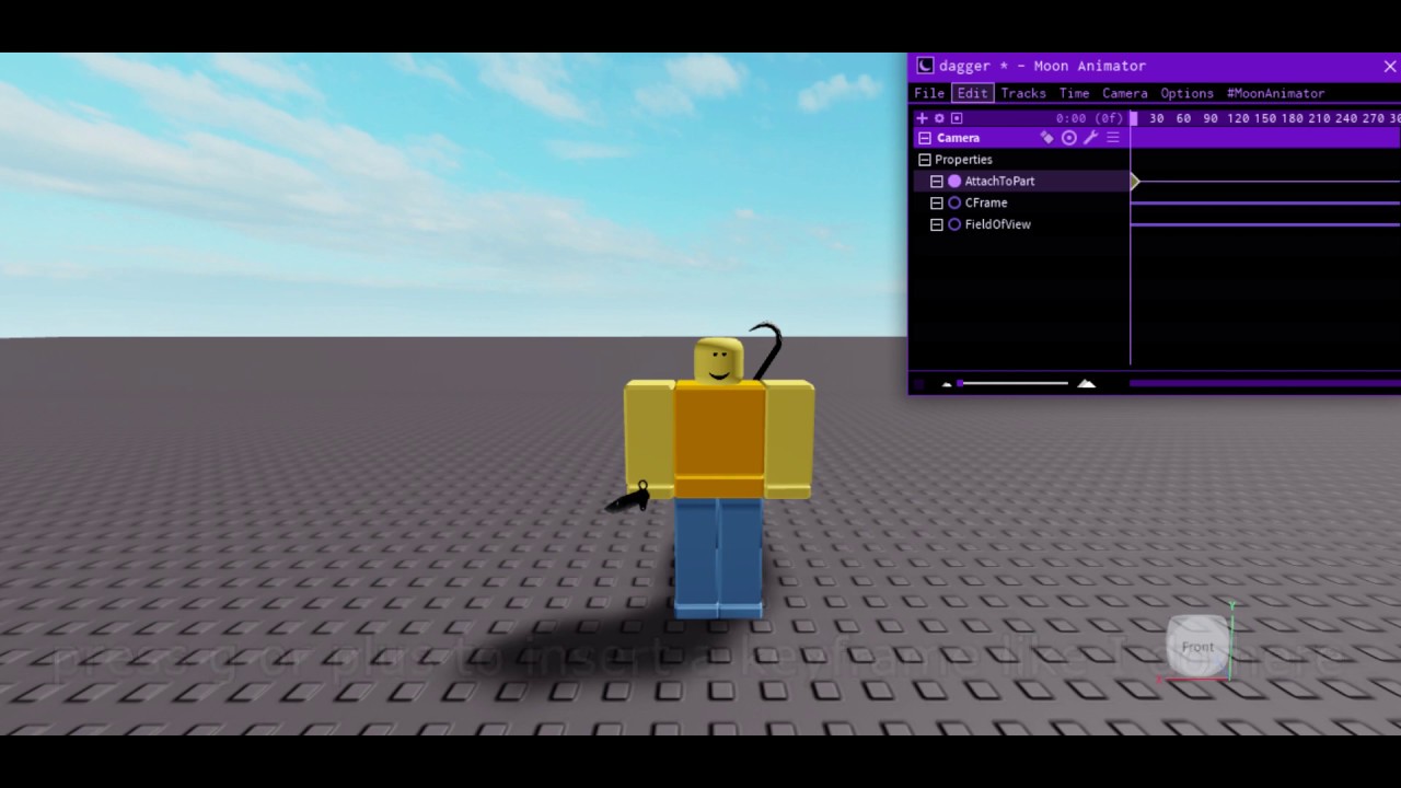 How To Make Your Camera Set On A Certain Part Using Moon Animator - roblox moon animator 2