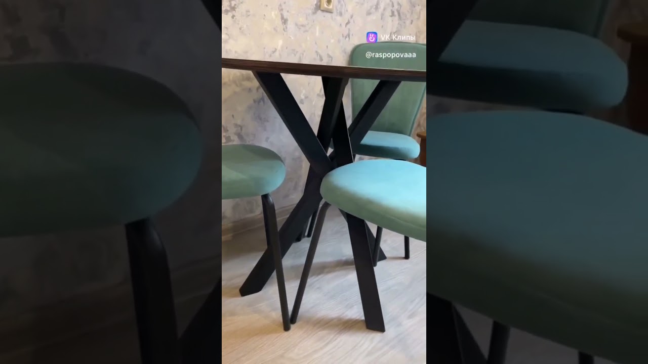 Стол с подстольем «ёж» и столешней HPL 