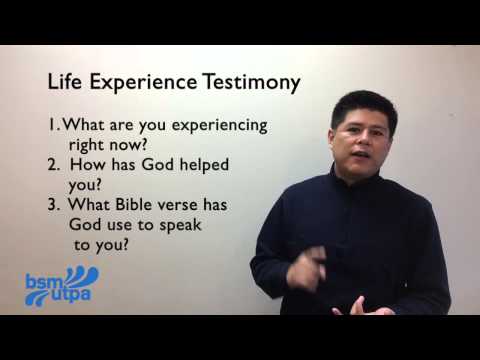How to Share Your Testimony