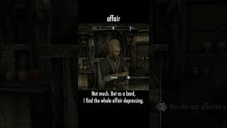 affair — The Elder Scrolls V: Skyrim dialogue scene