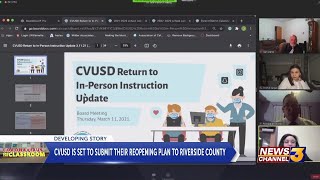 CVUSD outlines plan to bring some students back into classrooms by mid-April, but board ...