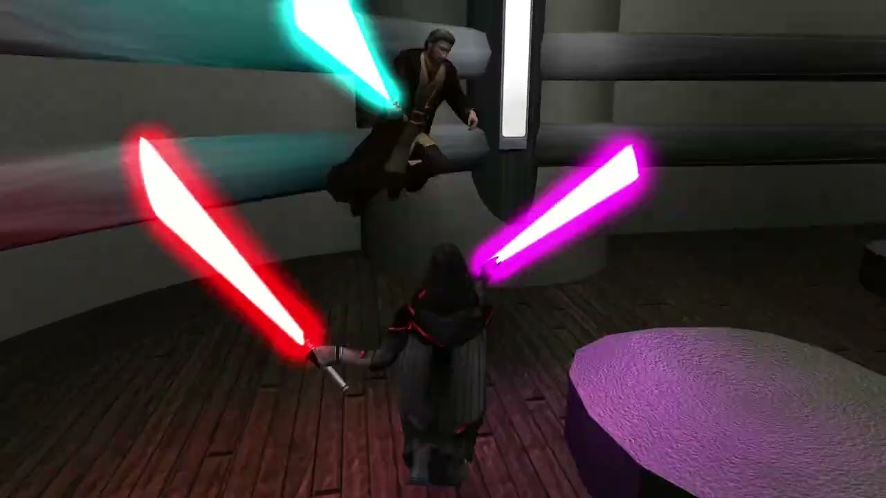 Darth Revan attacking Jedi's Home