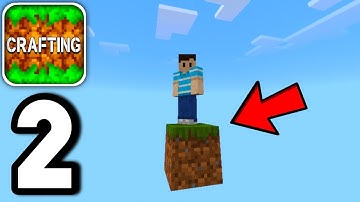 Crafting and Building - ONE BLOCK SKYBLOCK - Gameplay Part 2