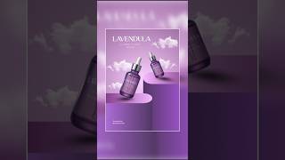 Luxury Serum Poster Design in Canva | Photoshop-Style Glow |Beginners Tutorial #canva #shorts#viral