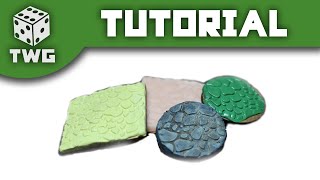 How To Sculpt Cobblestone Bases With Textured Rolling Pins