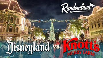 TWO Christmases in ONE DAY! Disneyland and Knotts Merry Farm