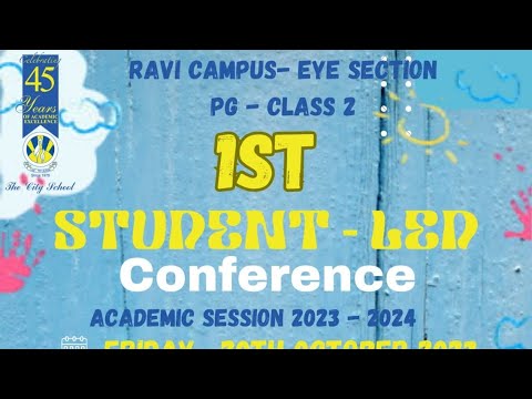 1st Student LED Conference Performance of Teacher and Student - YouTube