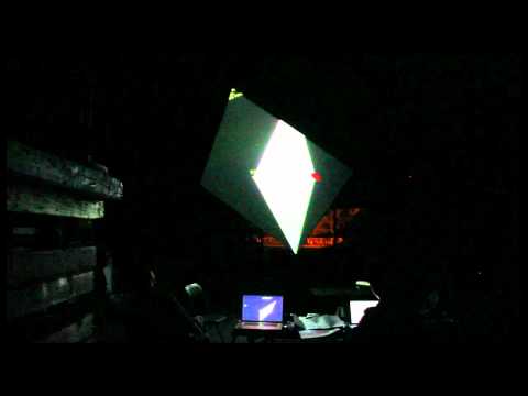 rotating cube projection mapping test 0 (not mapped yet...)