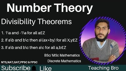 Divisibility | Theorems of Divisibility part 2 | number theory | teaching Bro #teachingbro