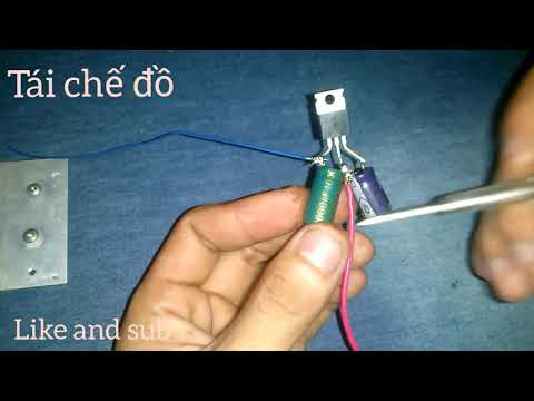 Video Mạch hạ áp từ 12v xuống 5v đơn giản Lower voltage 12v... - youtube