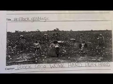 newspaper mockup Teacher Blasted Over 'Funny' Slavery Assignement | NBC New York