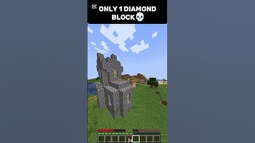 Bro need only one diamond block #minecraft #gaming#music #memes #trending #shorts #viralshort