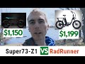 Comparing the Super73-Z1 to the Rad Power Bikes RadRunner 1