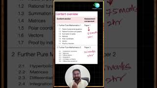 Further Mathematics 9231 AS & A Level syllabus #FurtherMathematics #9231