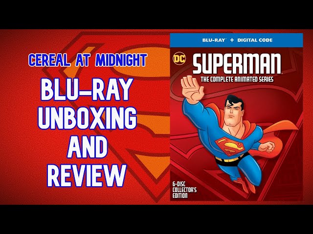 Superman Complete Animated Series Blu-ray Unboxing And Review