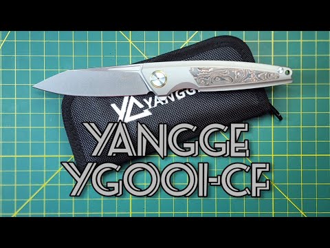 YANGGE YG001-CF TITANIUM CARBON FIBER M390, New manufacturer, does knife live up to the materials?