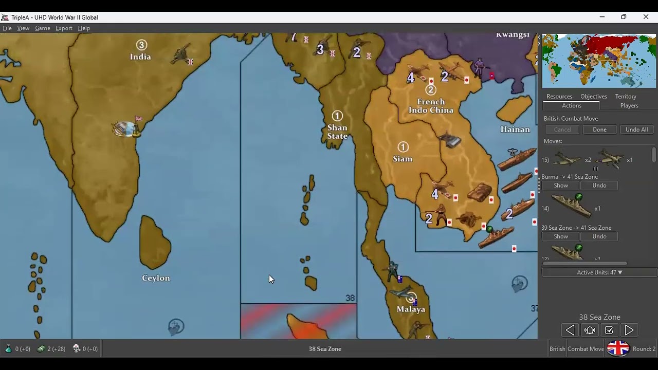 Axis & Allies 1940 Holiday house rule game Brtain 2