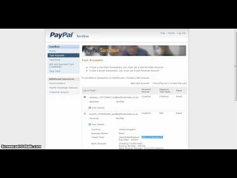 Demonstration of PayPal