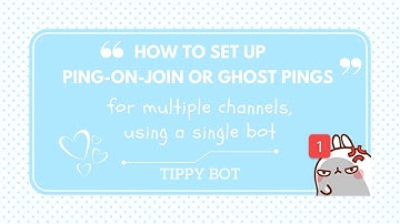 How to set up GHOST PING when a member joins│Single bot, Multiple channels│Tippy Bot│Part-2│Elvira